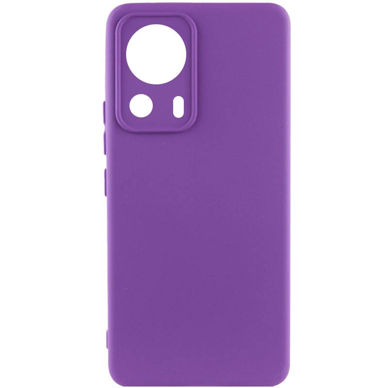 Silicone Case Full Protective для Xiaomi 13 Lite (Purple)-0
