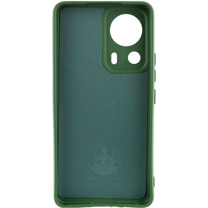 Silicone Case Full Protective для Xiaomi 13 Lite (Dark green)-1