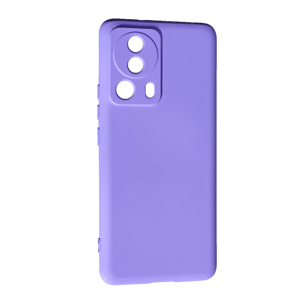 Накладка Silicone case SMTT для Xiaomi 13 Lite (Lavander)-0