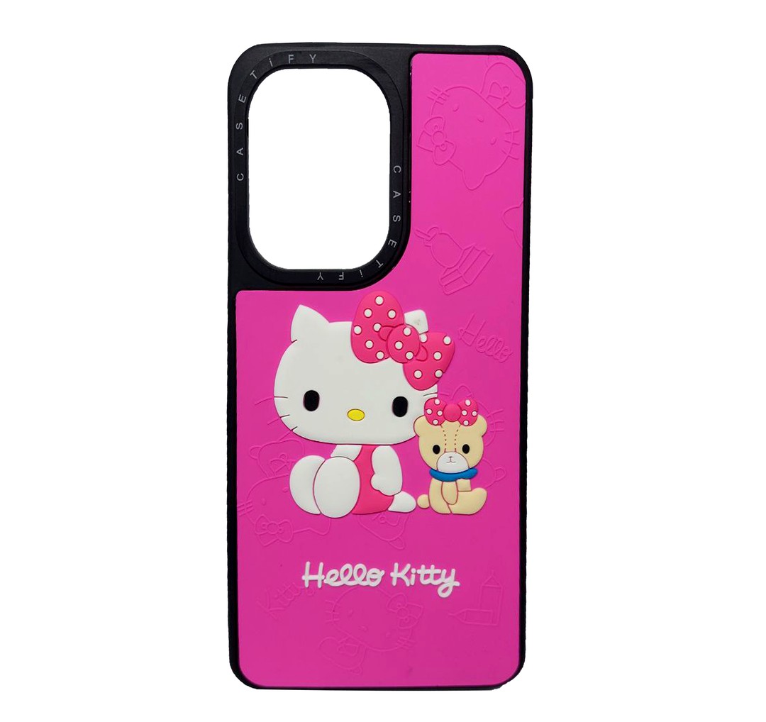 Накладка CaseTify для Xiaomi Redmi 13C/Poco C65  киця і ведмедик-0