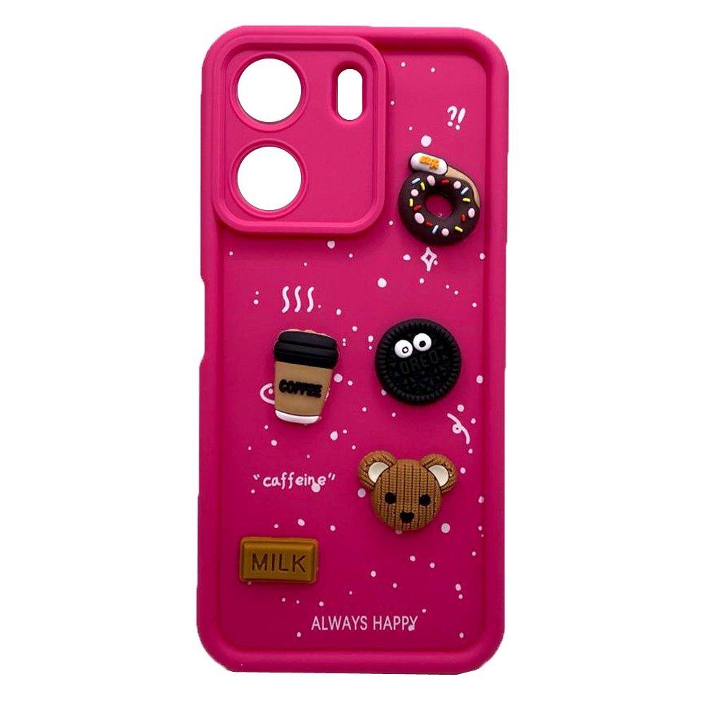 Чохол Pretty Toys для Xiaomi Redmi 13C / Poco C65 (Pink/Always Happy)-0