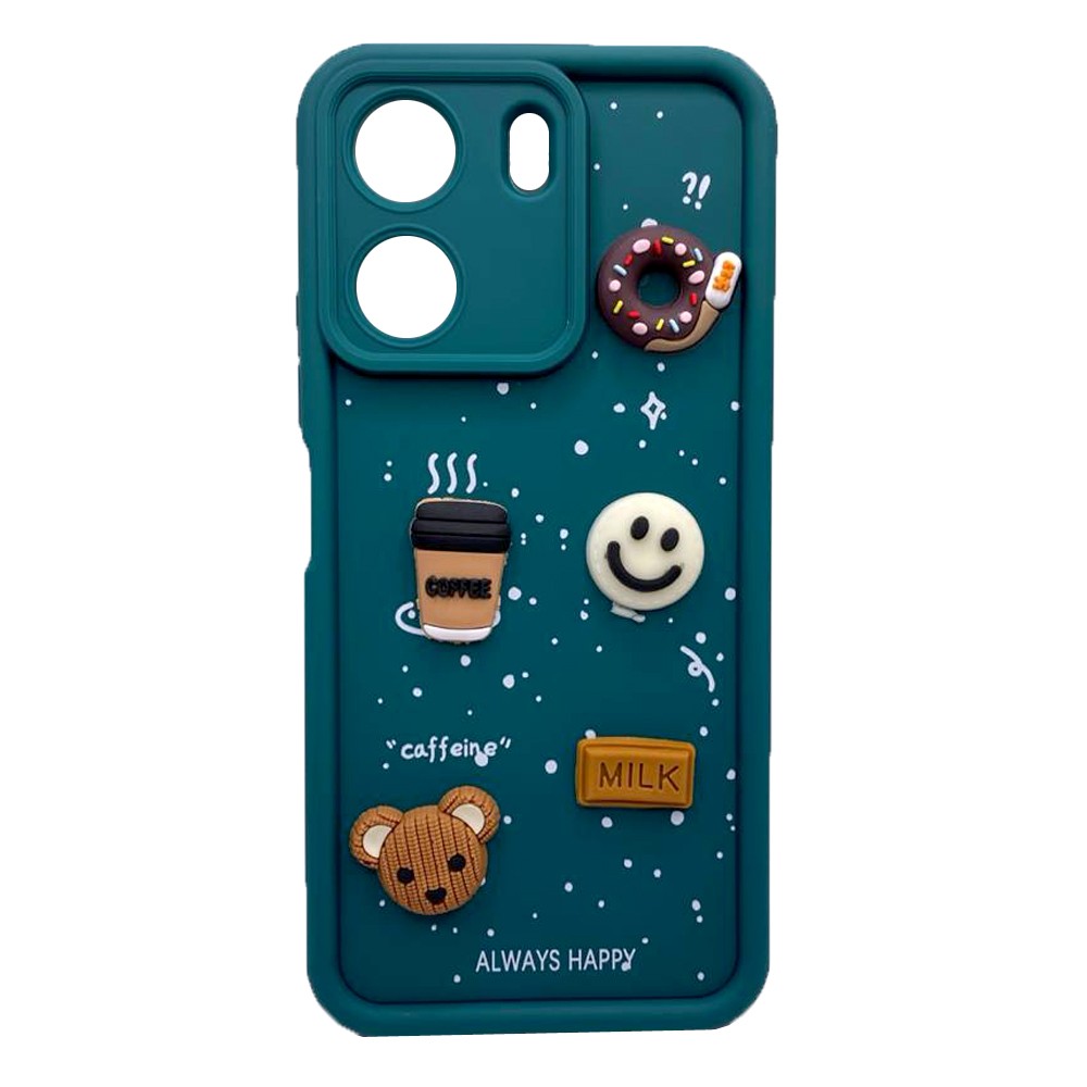 Чохол Pretty Toys для Xiaomi Redmi 13C / Poco C65 (Pine Green/Always Happy)-0