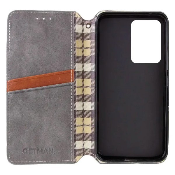 Книжка GETMAN Cubic для Xiaomi Redmi 13C/Poco C65 сіра-1