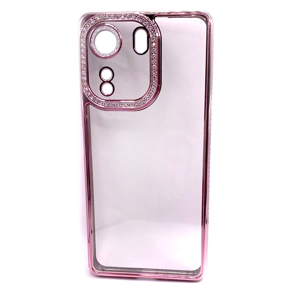 Чохол Clear Diamonds для Xiaomi Redmi 13C / Poco C65 рожевий-0