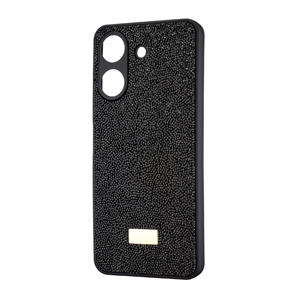 Накладка SW Grainy Diamonds для Xiaomi Redmi 13C / Poco C65 чорна-0