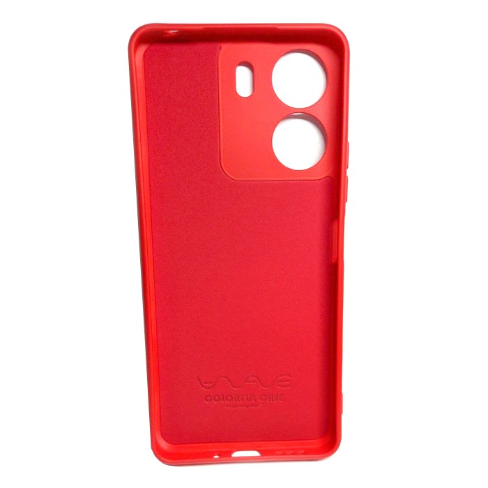 Silicone Cover Full Camera without Logo (A) для Xiaomi Redmi 13C/Poco C65 (Red)-1