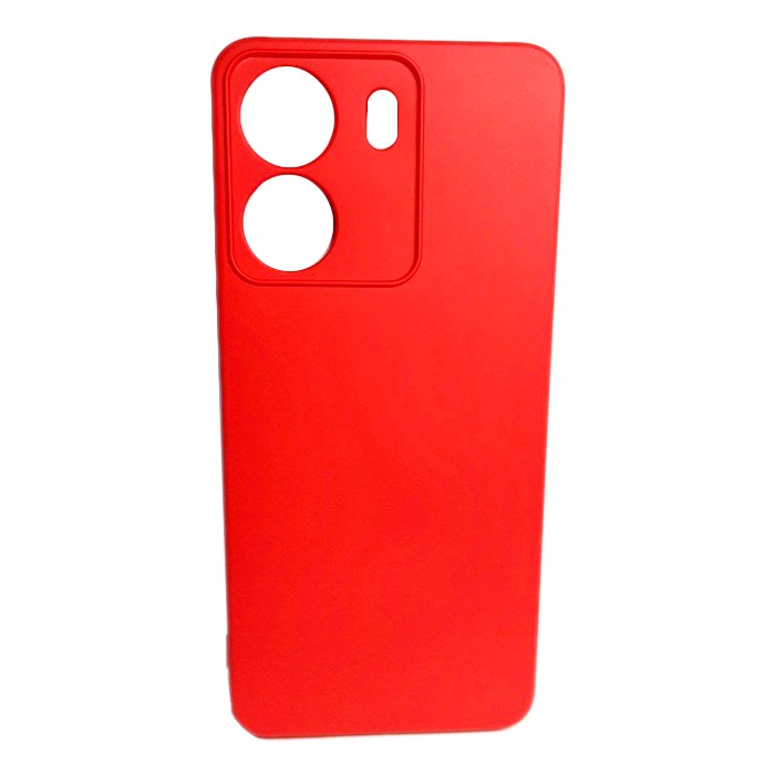 Silicone Cover Full Camera without Logo (A) для Xiaomi Redmi 13C/Poco C65 (Red)-0