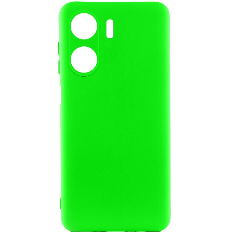 Silicone Cover Full Camera (AA) для Xiaomi Redmi 13C/Poco C65 (Neon green)-0