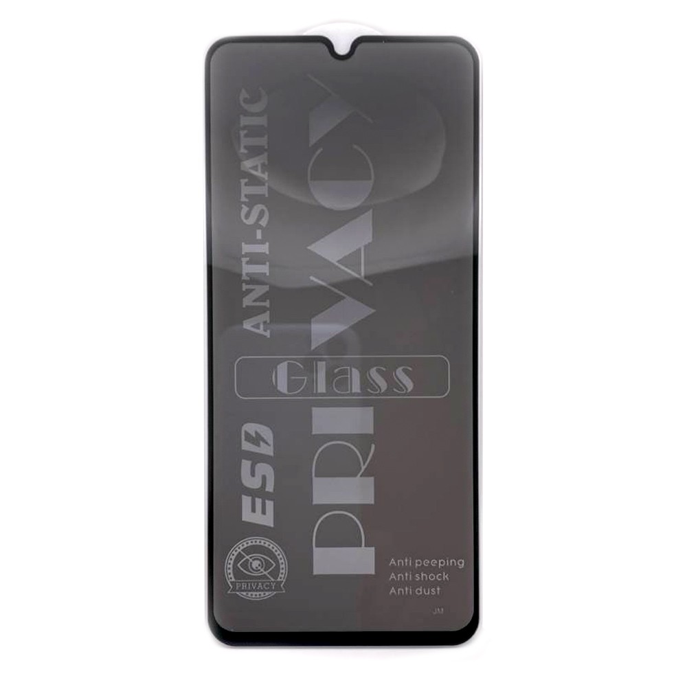 Захисне скло Privacy 5D для Samsung A06/ A05/A05s з чорною рамкою (м`яка упаковка)-0