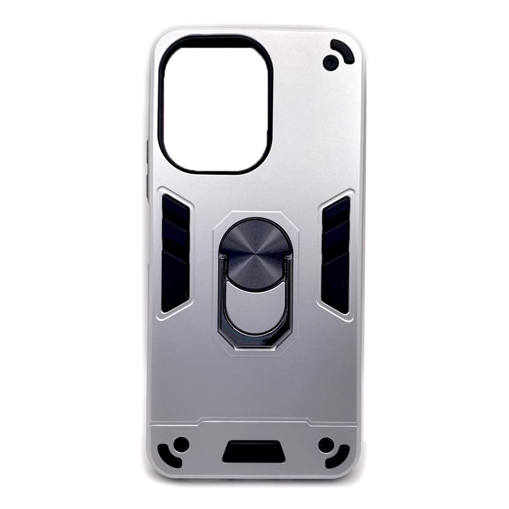 Накладка Armor 2.0 для Xiaomi Redmi 13C /Poco C65 срібляста-0