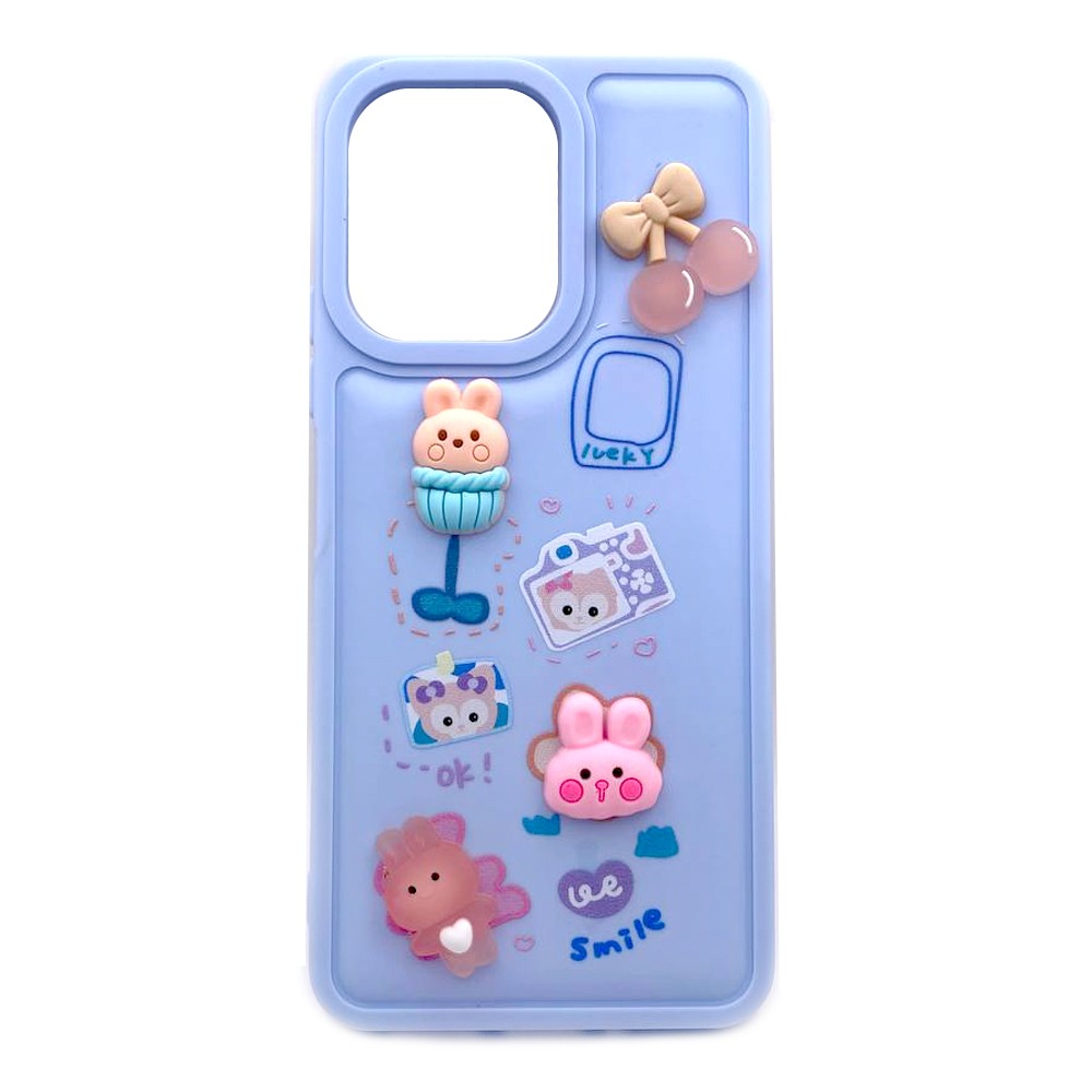 Чохол Pretty Toys для Xiaomi Redmi 13C / Poco C65 блакитна-0