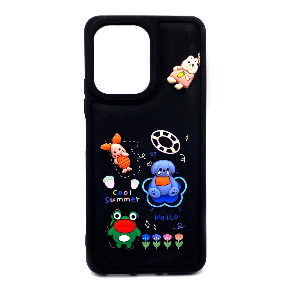 Чохол Pretty Toys для Xiaomi Redmi 13C / Poco C65 чорна-0