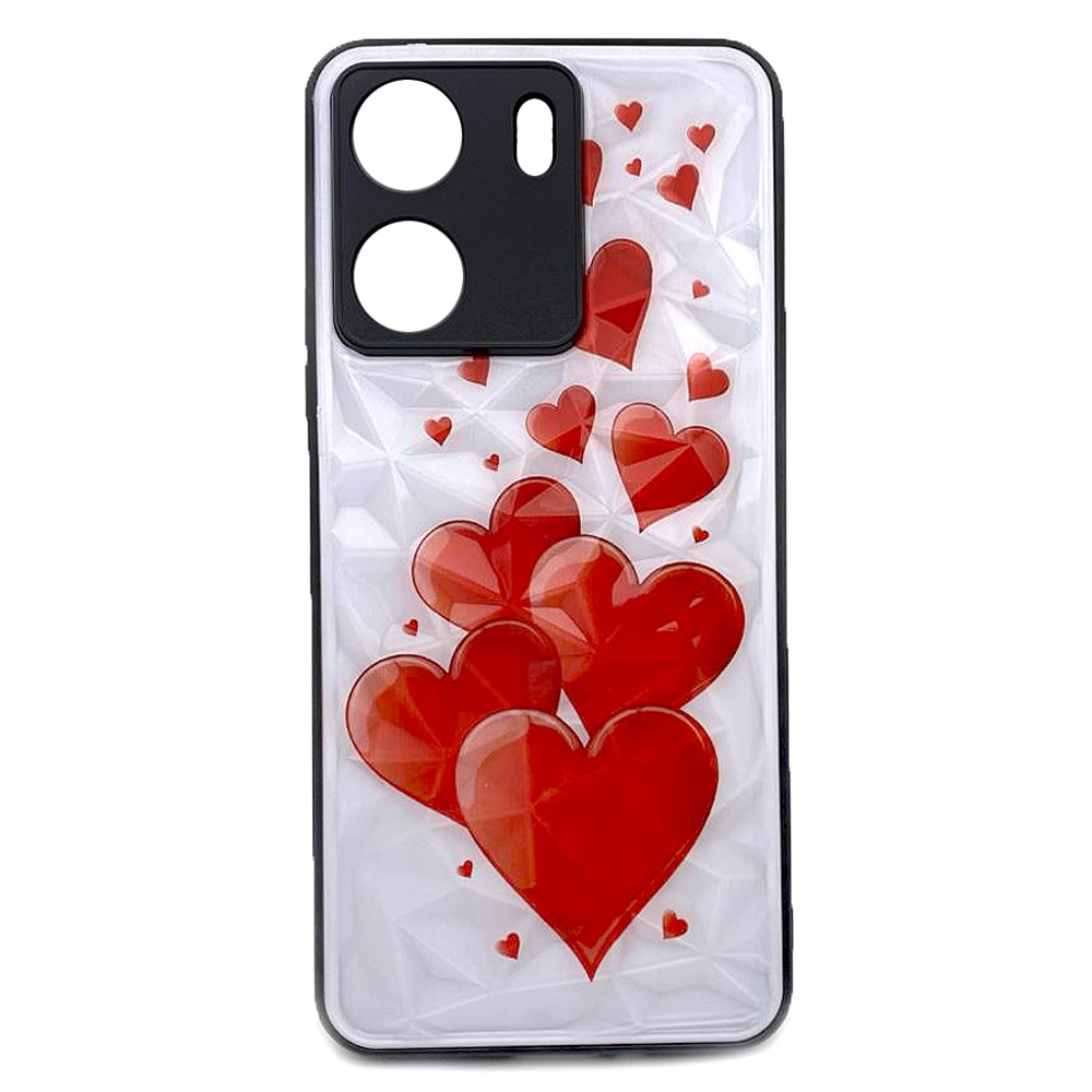 Накладка Ladies Camera для Xiaomi Redmi 13С/Poco С65 Сердечки-0