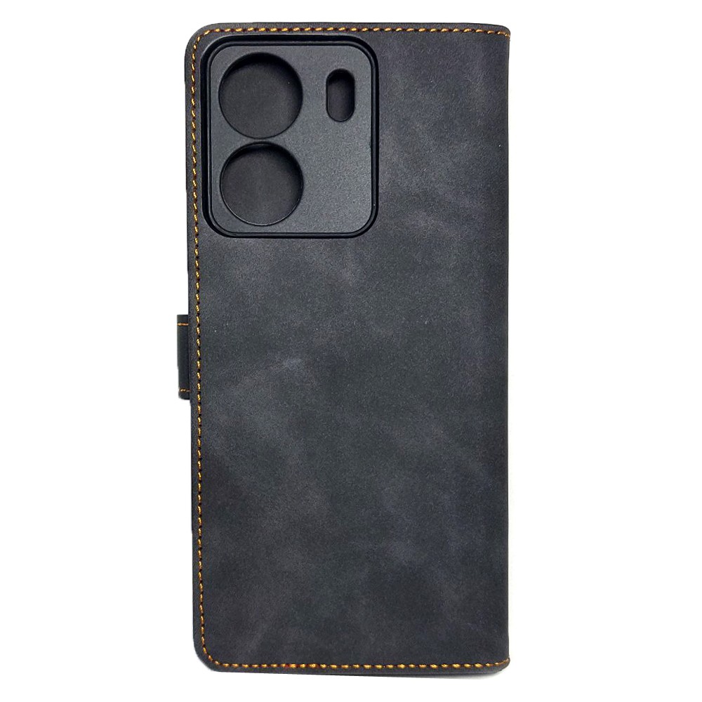 Книжка Cover Stylish Slot Matte для Xiaomi Redmi 13C/Poco C65 (Чорна)-1