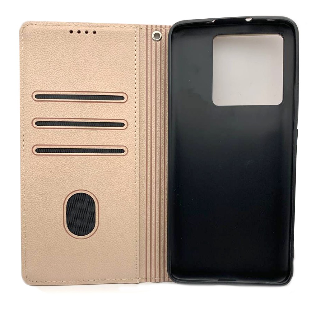 Книжка Deluxe для Xiaomi 14T Pro Pink sand-1