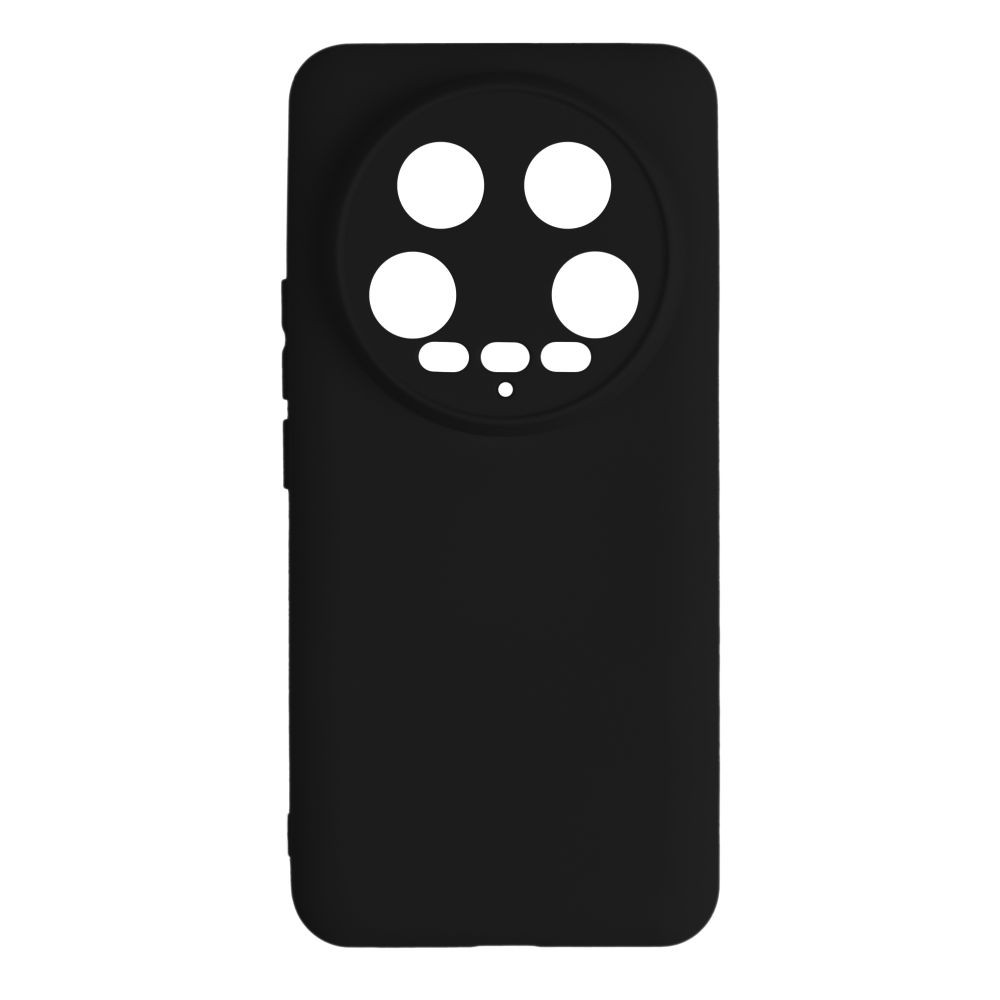 Чохол Silicone Full Camera для Xiaomi 14 Ultra чорний-0