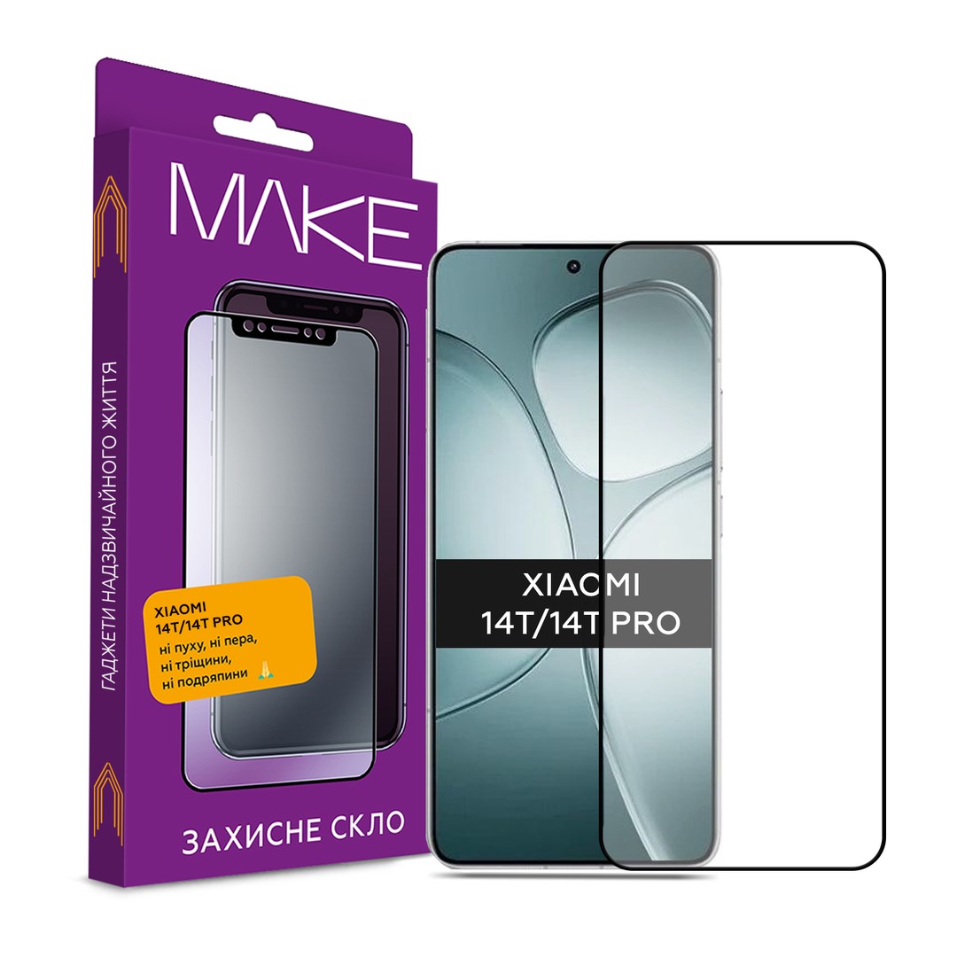 Захисне скло MAKE для Xiaomi 14T/14T Pro-0
