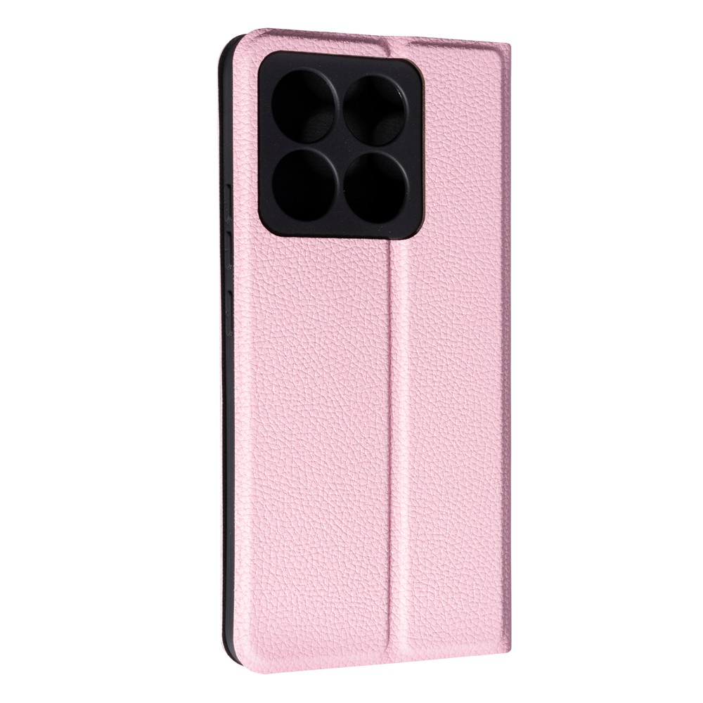 Книжка Leather Flip case для Xiaomi Redmi 14T Pink-1