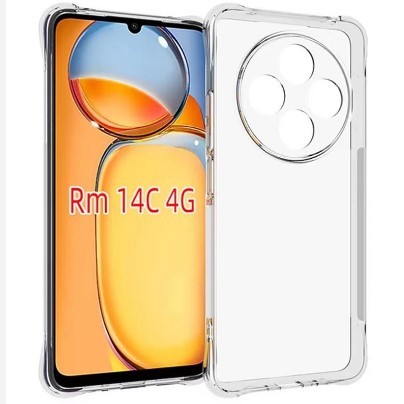 Накладка WXD для Xiaomi Redmi 14C протиударна прозора-0