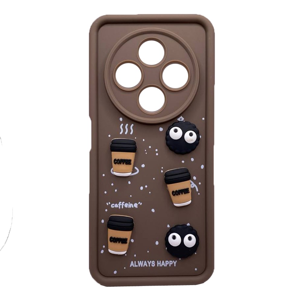 Чохол Pretty Toys для Xiaomi Redmi 14C/Poco C75 (Brown/Always Happy)-0