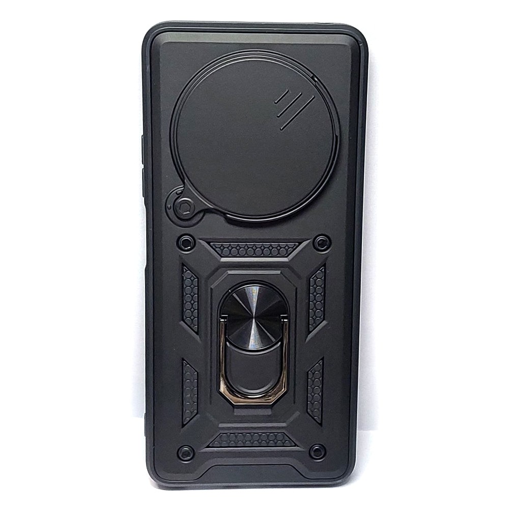 Накладка Camshield Serge Ring для Xiaomi Redmi 14C (Чорна)-0