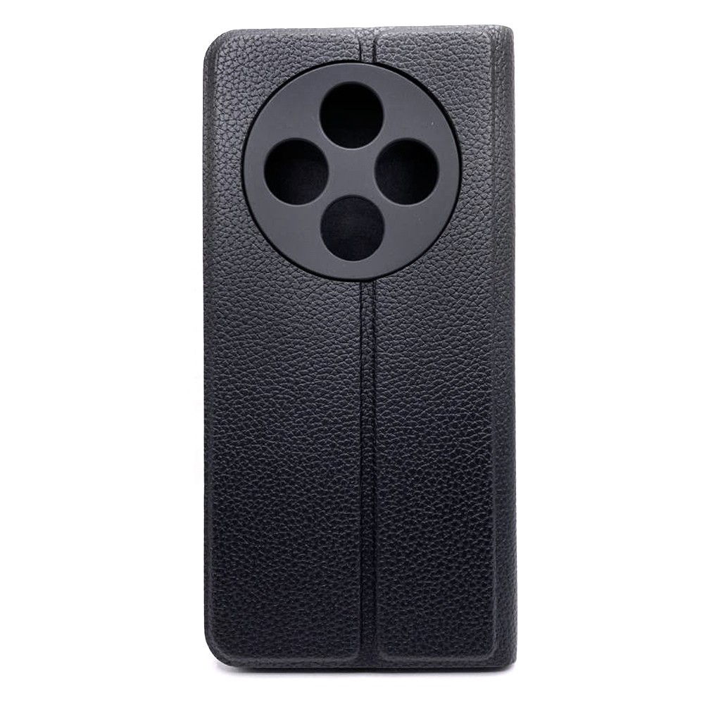 Книжка Leather Flip case для Xiaomi Redmi 14C/Poco C75 (Black)-1