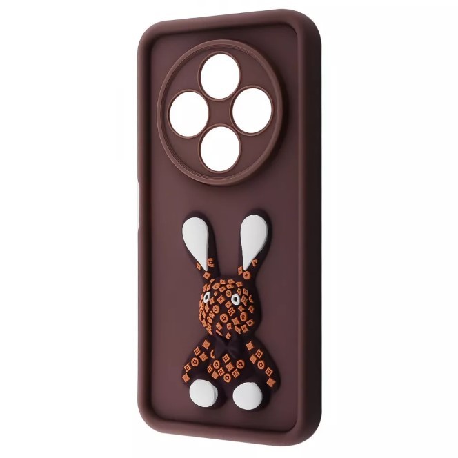Чохол Pretty Toys для Xiaomi Redmi 14C 4G/Poco C75 (Brown/rabbit)-0