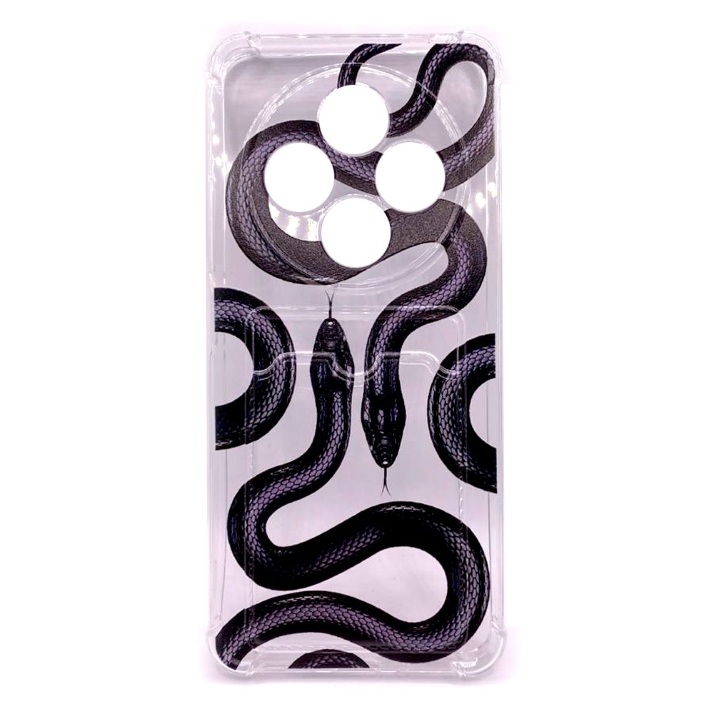 Накладка Space Card Pocket Image для Xiaomi Redmi 14C/Poco C75 змії-0