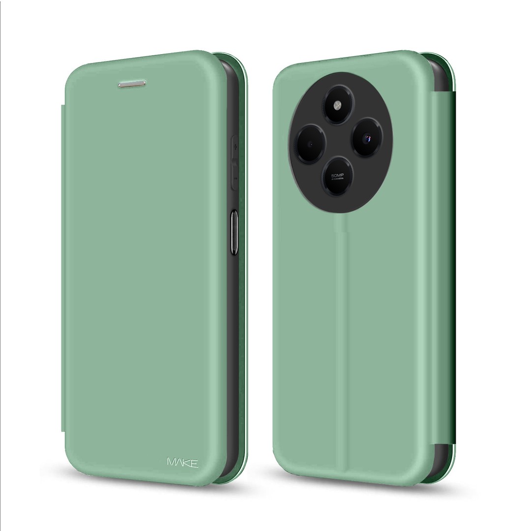 Книжка MAKE для Xiaomi Redmi 14C/Poco C75 Mint-0