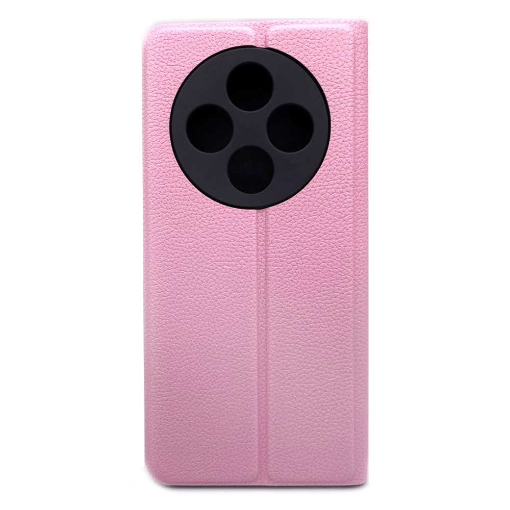 Книжка Leather Flip case для Xiaomi Redmi 14C/Poco C75 Pink-1