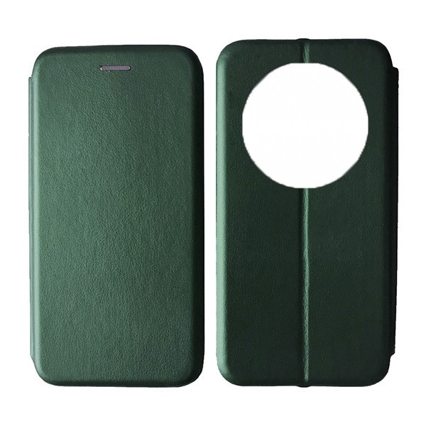 Книжка Premium для Xiaomi Redmi 14C / Poco C75 темно-зелена-0