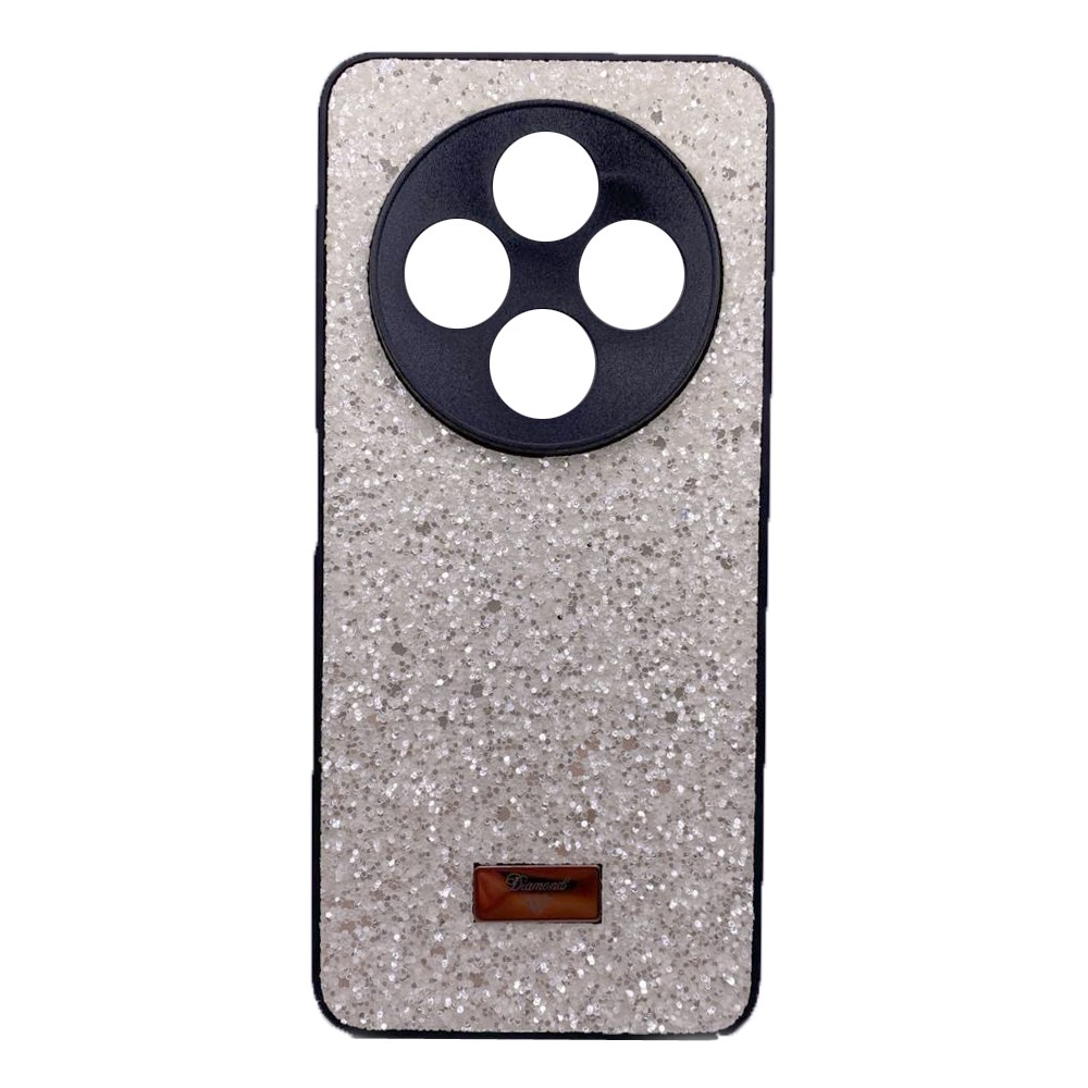 Накладка Bling Grainy Diamond Separate Camera для Xiaomi Redmi 14C/Poco C75  (Кремова)-0