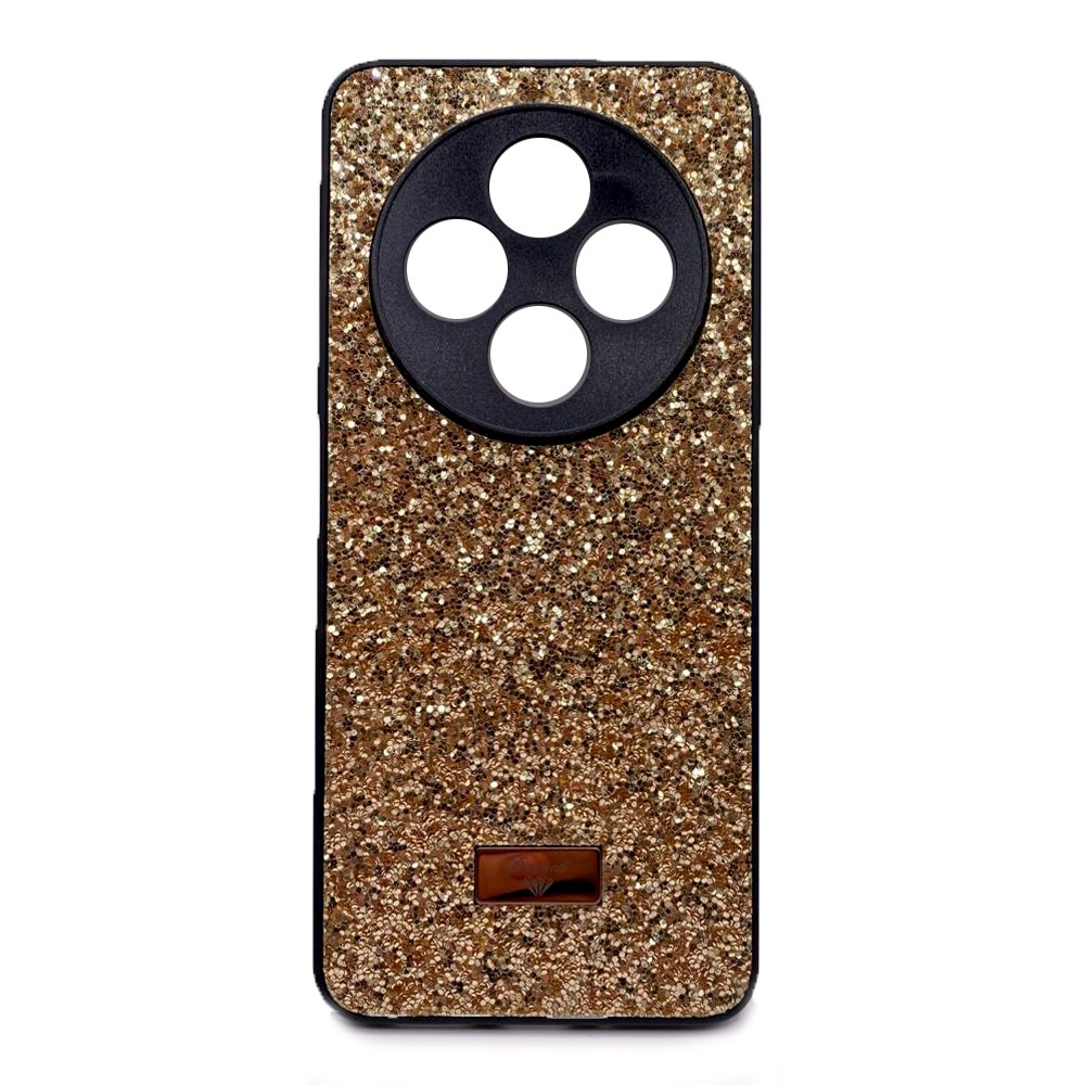 Накладка Bling Grainy Diamond Separate Camera для Xiaomi Redmi 14C/Poco C75  (Золота)-0