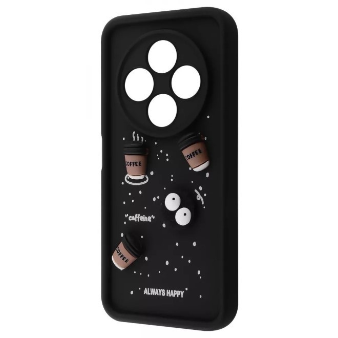 Чохол Pretty Toys для Xiaomi Redmi 14C / Poco C75 (Black/coffee)-0