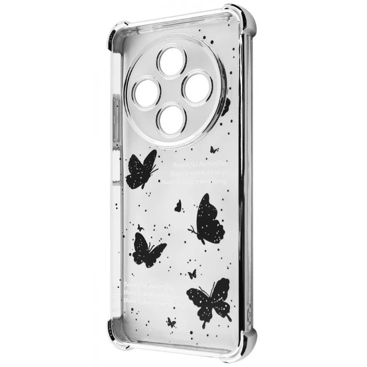Чохол WAVE Winkie для Xiaomi Redmi 14C 4G / Poco C75 4G / Redmi A4  silver/butterfly-0