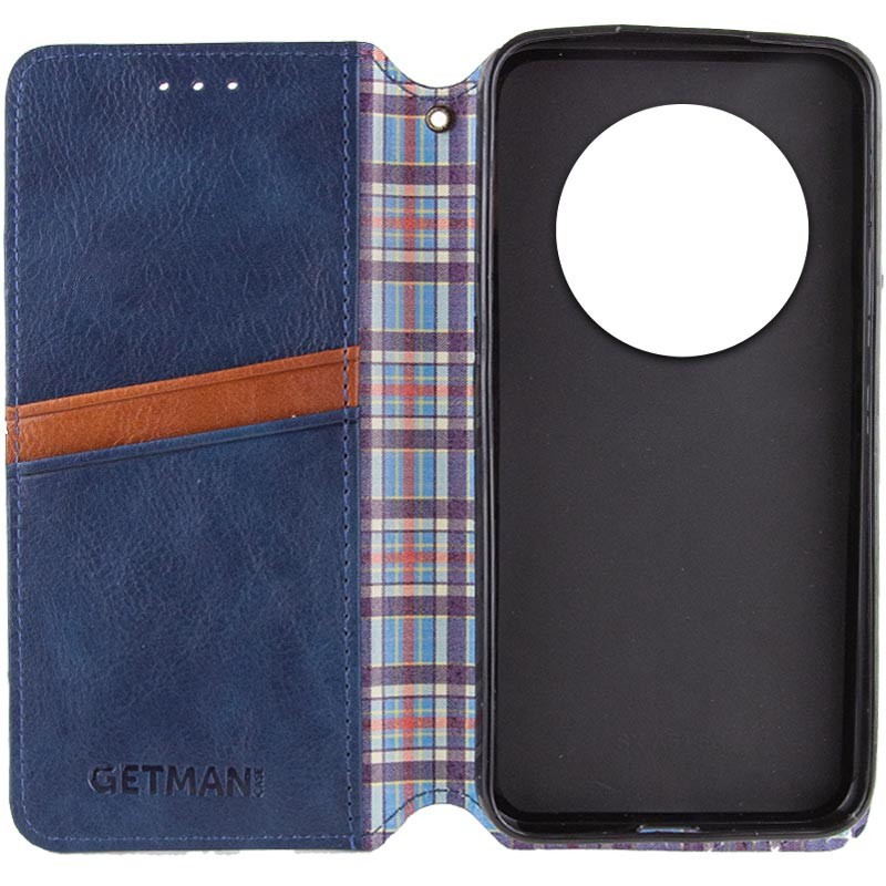Книжка GETMAN Cubic для Xiaomi Redmi 14C / Poco C75 синя-1
