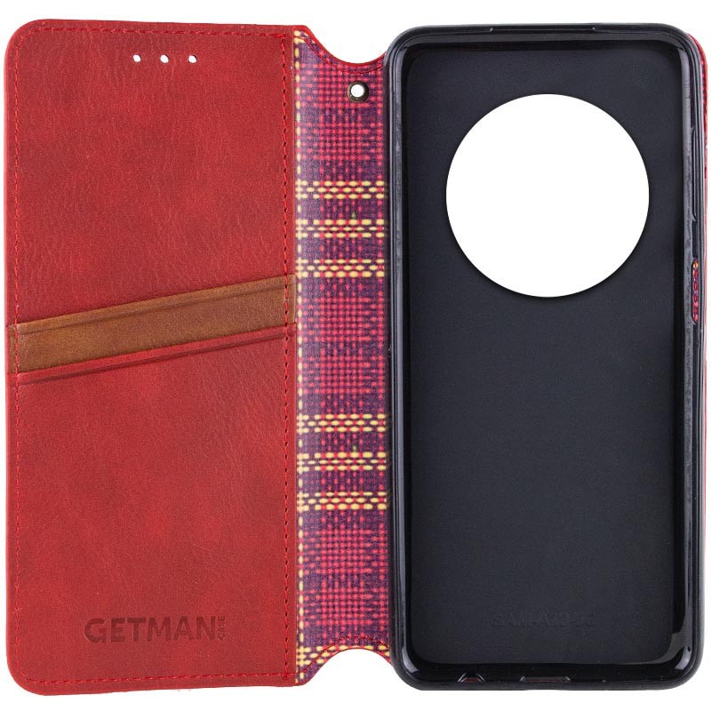 Книжка GETMAN Cubic для Xiaomi Redmi 14C червона-1
