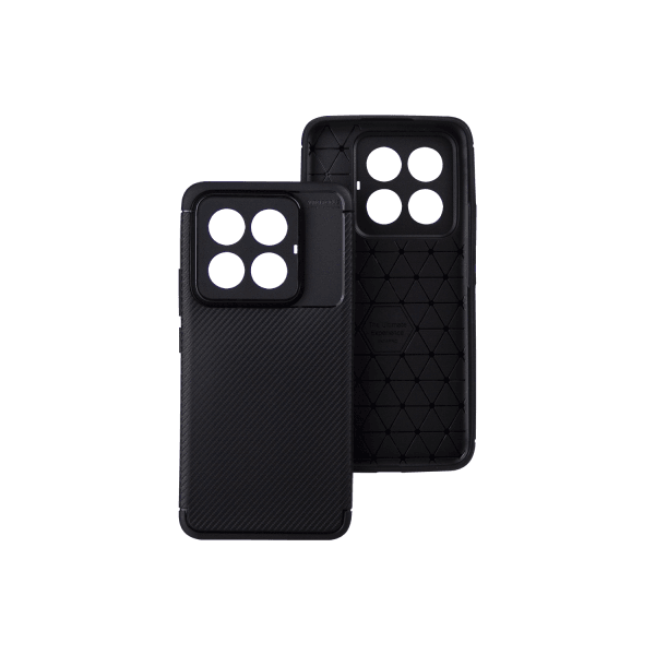 Накладка Ultimate Experience Carbon для Xiaomi Mi 14 чорна-0