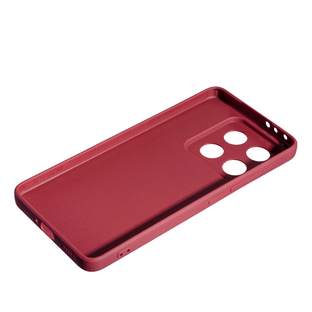 Чохол SMTT для Xiaomi 14T Pro силіконовий бордовий-1