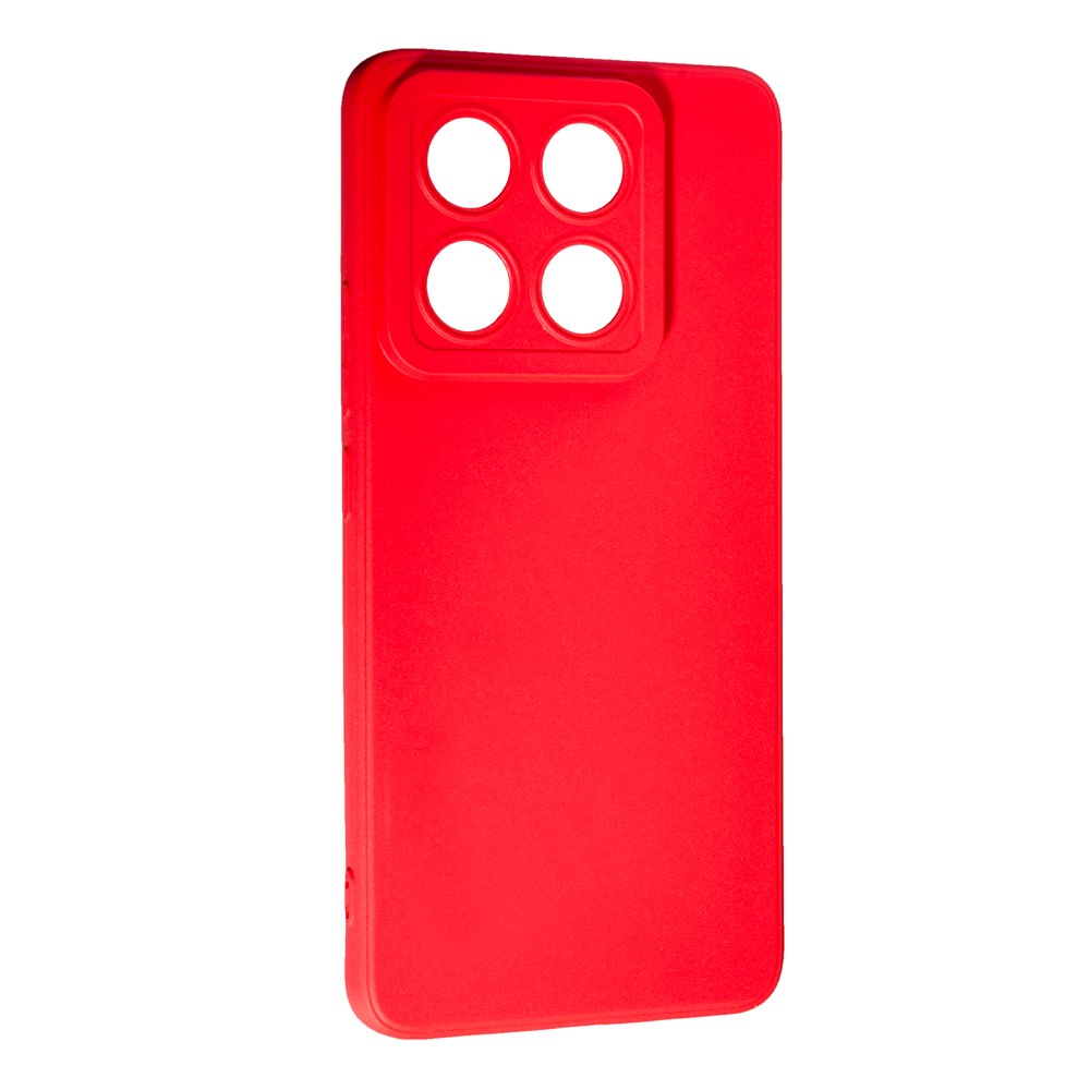 Чохол SMTT для Xiaomi 14T Pro силіконовий червоний-0