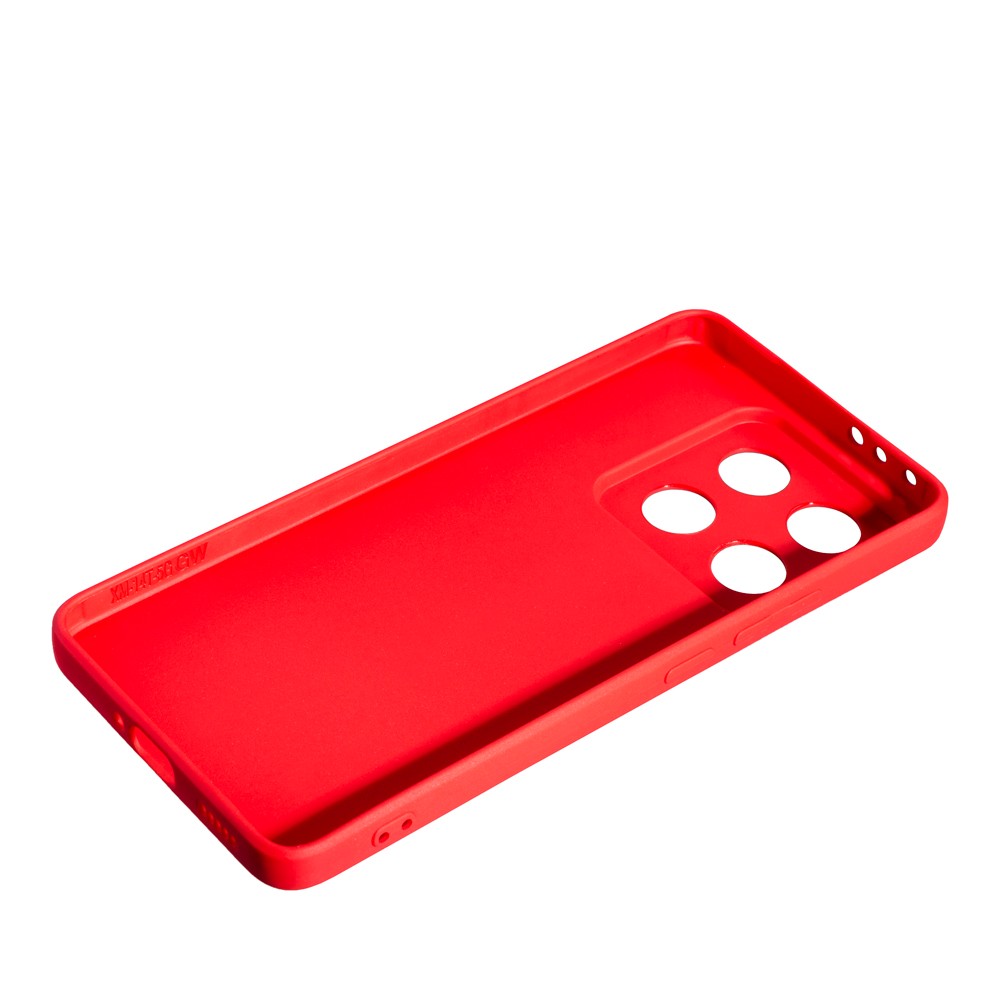 Чохол SMTT для Xiaomi 14T Pro силіконовий червоний-1