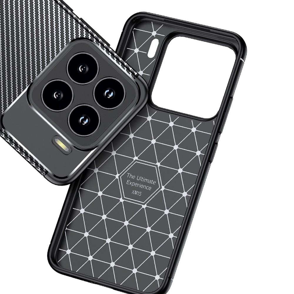 Чохол Ultimate Experience Carbon для Xiaomi 15 чорна-1