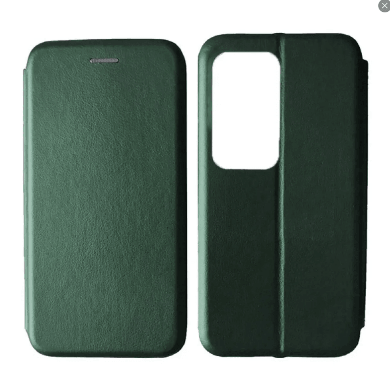 Книжка Premium для Xiaomi Redmi 15 (169.4 x 80.4 x 8.4) темно-зелена-0