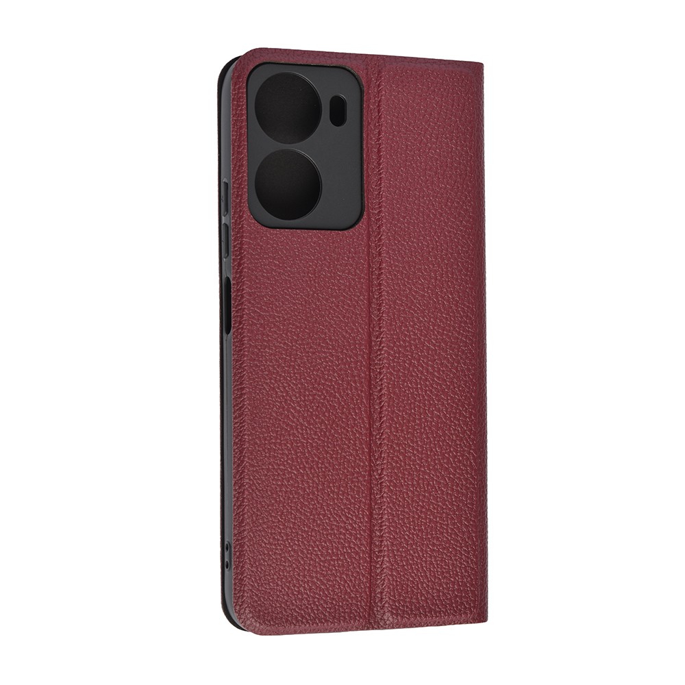 Книжка ELITE Stage для Xiaomi Redmi 15A бордова-1