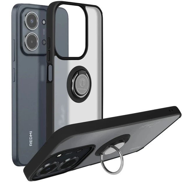 Накладка Totu Gingle Ring для Xiaomi Redmi 15C (173 mm) чорна-0