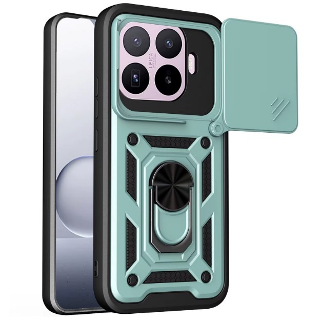 Накладка Camshield Serge Ring for Magnet для Xiaomi 17T Pro (Зелена)-0
