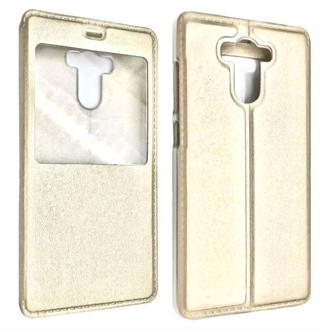 Книжка DK-Case для Xiaomi Redmi 4/4 Prime золота (пластикова основа)-0