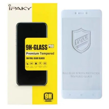 Захисне скло iPaky для Xiaomi Redmi 4X біла рамка-0