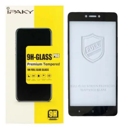 Захисне скло iPaky для Xiaomi Redmi 4X чорна рамка-0