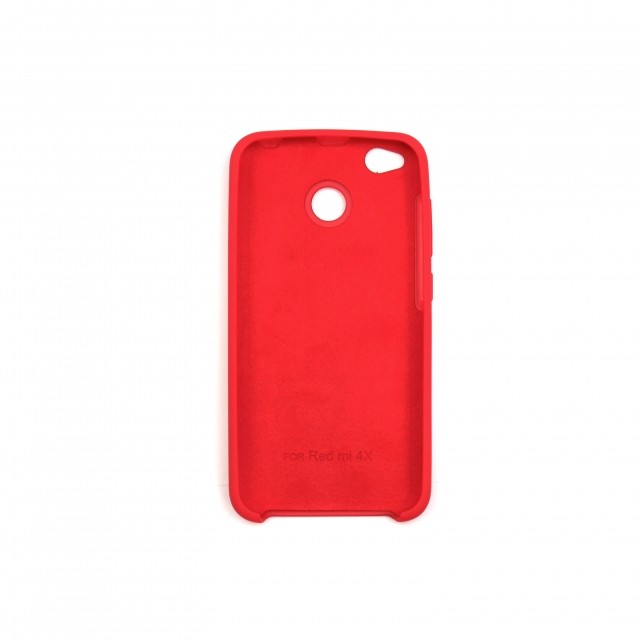 Silicon Case для Xiaomi Redmi 4x Red-1